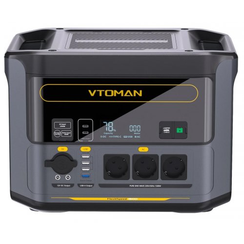 Купити Зарядная станция Vtoman FlashSpeed 1500 1500W 1548Wh - ціна в Києві, Львові, Вінниці, Хмельницькому, Франківську, Україні | інтернет-магазин TELEMART.UA фото