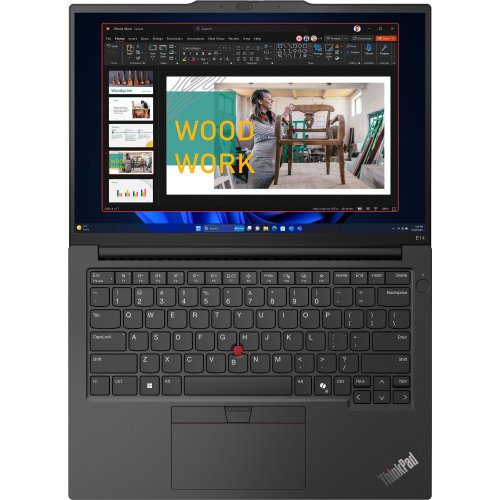 Купить Ноутбук Lenovo ThinkPad E14 Gen 6 (21M3002QRA) Black - цена в Харькове, Киеве, Днепре, Одессе
в интернет-магазине Telemart фото