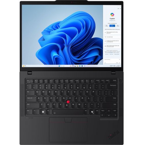 Купить Ноутбук Lenovo ThinkPad T14 Gen 5 (21ML0022RA) Black - цена в Харькове, Киеве, Днепре, Одессе
в интернет-магазине Telemart фото