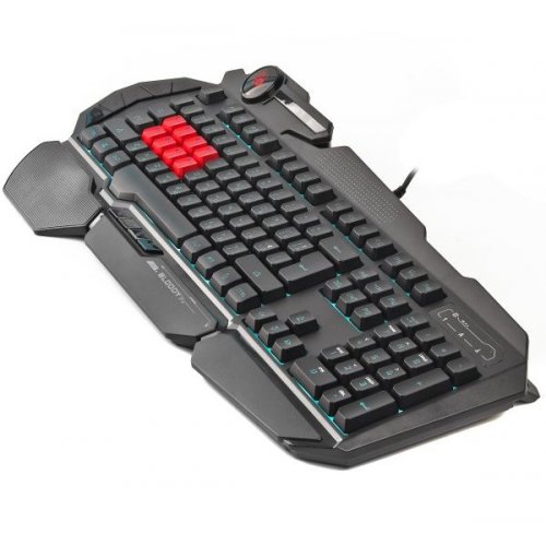 Клавиатура A4Tech Bloody B318 8-Light Strike Black купить в Украине: Киев, Днепр, Харьков, Одесса  | Низкая цена, отзывы, характеристики от TELEMART фото