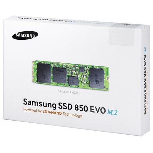 Продати SSD-диск Samsung 850 EVO 3D V-NAND 1TB M.2 (2280 SATA) (MZ-N5E1T0BW) за Trade-In у інтернет-магазині Телемарт - Київ, Дніпро, Україна фото
