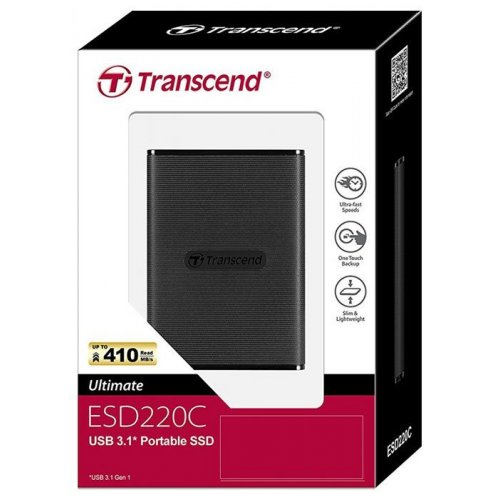 Продати SSD-диск Transcend ESD220C TLC 480GB USB 3.0 (TS480GESD220C) за Trade-In у інтернет-магазині Телемарт - Київ, Дніпро, Україна фото