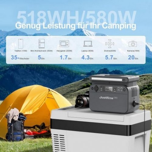 Зарядна станція Just Now GT500 500W 518Wh (CTECHi GT500) Gray купити в Україні: Київ, Львів, Хмельницький, Тернопіль | Низька ціна, відгуки, характеристики від TELEMART фото