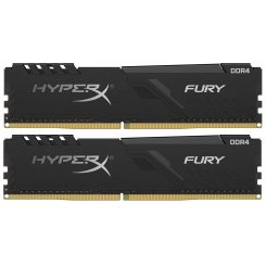 Озу HyperX DDR4 32GB (2x16GB) 3733Mhz Fury Black (HX437C19FB3K2/32) (Восстановлено продавцом, 646864)
