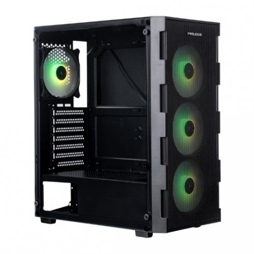 Photo Prologix E115 Tempered Glass&Mesh without PSU Black