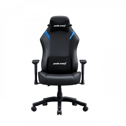 Ігрове крісло Anda Seat Luna L (AD18-44-BS-PV) Black/Blue купити в Україні: Київ, Львів, Хмельницький, Тернопіль, Івано-Франківськ | Низька ціна, відгуки, характеристики від TELEMART фото