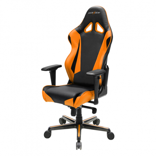 Купити Ігрове крісло DXRacer Racing (OH/RV001/N) Black/Orange - ціна в Києві, Львові, Вінниці, Хмельницькому, Франківську, Україні | інтернет-магазин TELEMART.UA фото