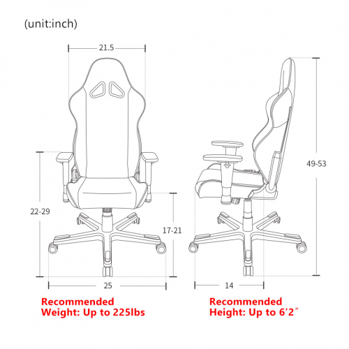 Купити Ігрове крісло DXRacer Racing (OH/RV001/N) Black/Orange - ціна в Києві, Львові, Вінниці, Хмельницькому, Франківську, Україні | інтернет-магазин TELEMART.UA фото