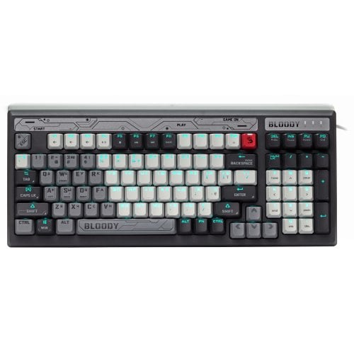 Купить Клавиатура A4Tech Bloody B950 RGB Warrior Grey - цена в Харькове, Киеве, Днепре, Одессе
в интернет-магазине Telemart фото