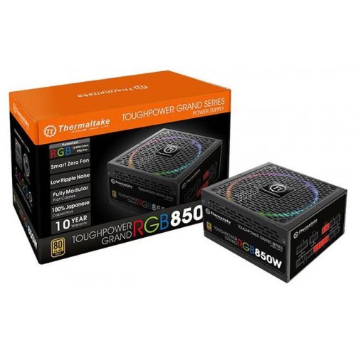 Продати Блок живлення Thermaltake Toughpower Grand RGB 850W (PS-TPG-0850FPCGEU-R) за Trade-In у інтернет-магазині Телемарт - Київ, Дніпро, Україна фото