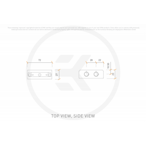 Купити Термінал EKWB EK-Quantum Scalar2 Strix/TUF Terminal - Plexi (3831109903438) - ціна в Києві, Львові, Вінниці, Хмельницькому, Франківську, Україні | інтернет-магазин TELEMART.UA фото