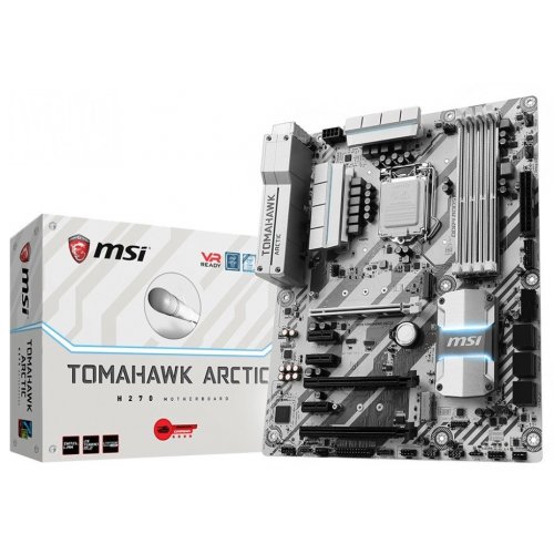 Продать Материнская плата MSI H270 TOMAHAWK ARCTIC (s1151, Intel H270) по Trade-In интернет-магазине Телемарт - Киев, Днепр, Украина фото