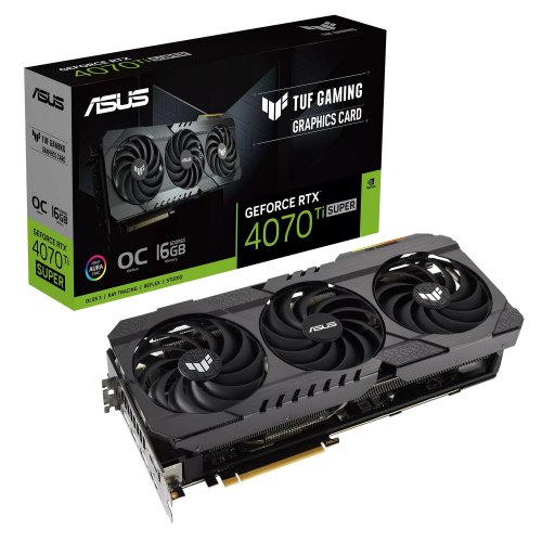 Відеокарта Asus TUF Gaming GeForce RTX 4070 Ti SUPER OG OC 16384MB (TUF-RTX4070TIS-O16G-OG-GAMING) купити з перевіркою сумісності: огляд, характеристики, ціна у Києві, Львові, Вінниці, Хмельницькому, Івано-Франківську, Україні | інтернет-магазин TELEMART.UA фото