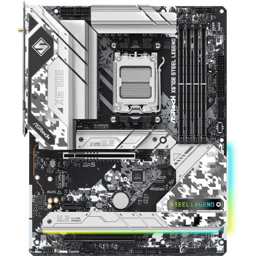 Материнська плата AsRock X670E Steel Legend (sAM5, X670) (Відновлено продавцем, 648759) купити з перевіркою сумісності: огляд, характеристики, ціна у Києві, Львові, Вінниці, Хмельницькому, Івано-Франківську, Україні | інтернет-магазин TELEMART.UA фото