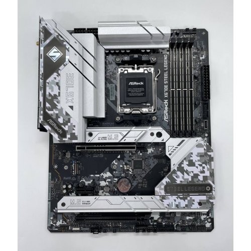 Купить Материнская плата AsRock X670E Steel Legend (sAM5, X670) (Восстановлено продавцом, 648759) с проверкой совместимости: обзор, характеристики, цена в Киеве, Днепре, Одессе, Харькове, Украине | интернет-магазин TELEMART.UA фото