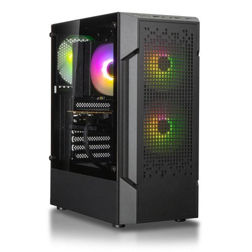 Компьютер Boxed Gaming RTX3060 Pro (BGP-5500N3060-16S1TBKSH) Black/Shadow купить в Украине: Киев, Днепр, Харьков, Одесса  | Низкая цена, отзывы, характеристики от TELEMART фото