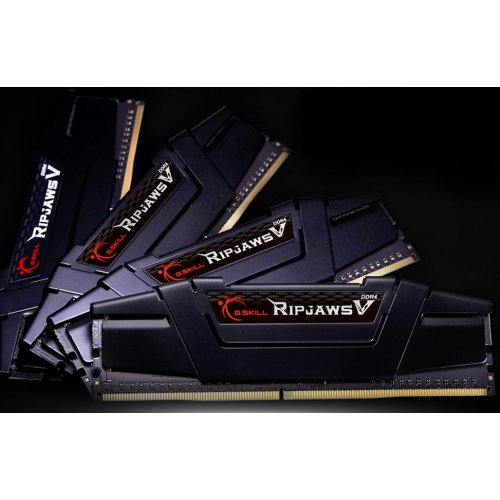 ОЗП G.Skill DDR4 128GB (4x32GB) 3600Mhz Ripjaws V Black (F4-3600C18Q-128GVK) купити з перевіркою сумісності: огляд, характеристики, ціна у Києві, Львові, Вінниці, Хмельницькому, Івано-Франківську, Україні | інтернет-магазин TELEMART.UA фото