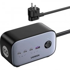 Мережевий зарядний пристрій Ugreen CD270 Nexode Pro USB + 3 x USB Type-C 100W (60167) Grey