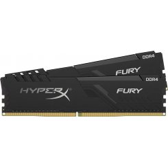 Озу HyperX DDR4 8GB (2x4GB) 2400Mhz Fury Black (HX424C15FB3K2/8) (Восстановлено продавцом, 649388)