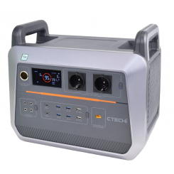 Уцінка зарядна станція CTECHi ST2000 Portable Power Station 2000W 1536Wh (видеообзор, 649591)