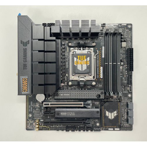 Материнська плата Asus TUF GAMING B650M-PLUS WIFI (sAM5, AMD B650) (Відновлено продавцем, 649619) купити з перевіркою сумісності: огляд, характеристики, ціна у Києві, Львові, Вінниці, Хмельницькому, Івано-Франківську, Україні | інтернет-магазин TELEMART.UA фото