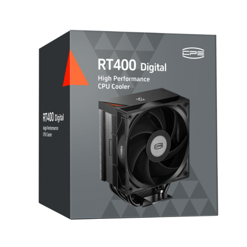 Купить Кулер PCCooler RT400 Digital Black с проверкой совместимости: обзор, характеристики, цена в Киеве, Днепре, Одессе, Харькове, Украине | интернет-магазин TELEMART.UA фото