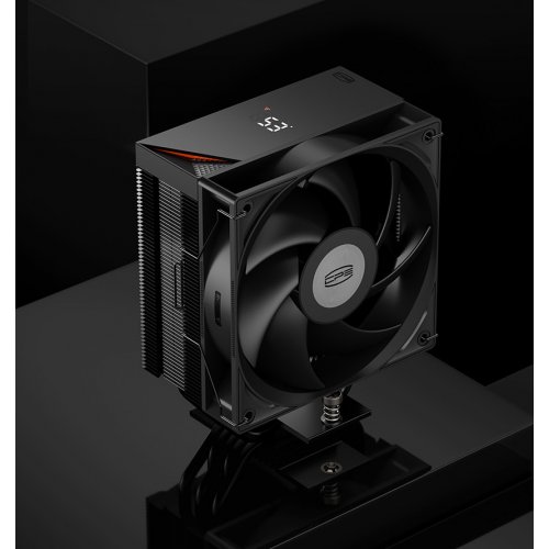 Купить Кулер PCCooler RT500 Digital Black с проверкой совместимости: обзор, характеристики, цена в Киеве, Днепре, Одессе, Харькове, Украине | интернет-магазин TELEMART.UA фото