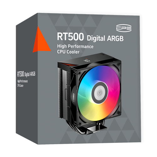 Кулер PCCooler RT500 Digital ARGB Black купити з перевіркою сумісності: огляд, характеристики, ціна у Києві, Львові, Вінниці, Хмельницькому, Івано-Франківську, Україні | інтернет-магазин TELEMART.UA фото