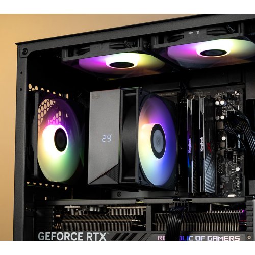 Купить Кулер PCCooler RT500 Digital ARGB Black с проверкой совместимости: обзор, характеристики, цена в Киеве, Днепре, Одессе, Харькове, Украине | интернет-магазин TELEMART.UA фото