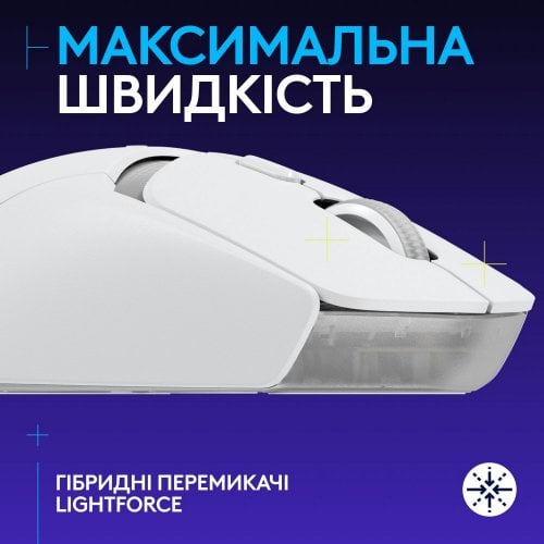 Купить Мышка Logitech G309 Lightspeed Wireless (910-007207) White - цена в Харькове, Киеве, Днепре, Одессе
в интернет-магазине Telemart фото