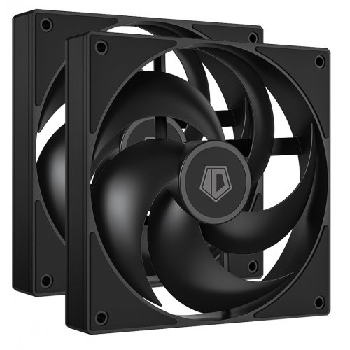 Кулер для корпуса ID-Cooling AS 140 Duet (AS-140-K DUET) Black купити з перевіркою сумісності: огляд, характеристики, ціна у Києві, Львові, Вінниці, Хмельницькому, Івано-Франківську, Україні | інтернет-магазин TELEMART.UA фото