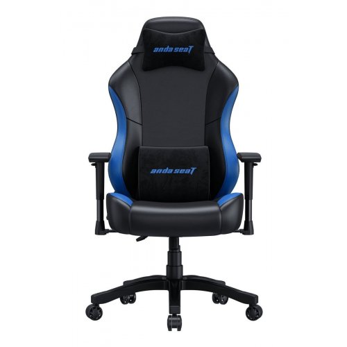 Игровое кресло Anda Seat Luna L (AD18-48-BS-PV) Black/Blue купить в Украине: Киев, Днепр, Харьков, Одесса  | Низкая цена, отзывы, характеристики от TELEMART фото