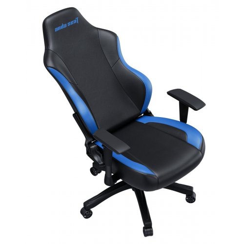 Игровое кресло Anda Seat Luna L (AD18-48-BS-PV) Black/Blue купить в Украине: Киев, Днепр, Харьков, Одесса  | Низкая цена, отзывы, характеристики от TELEMART фото