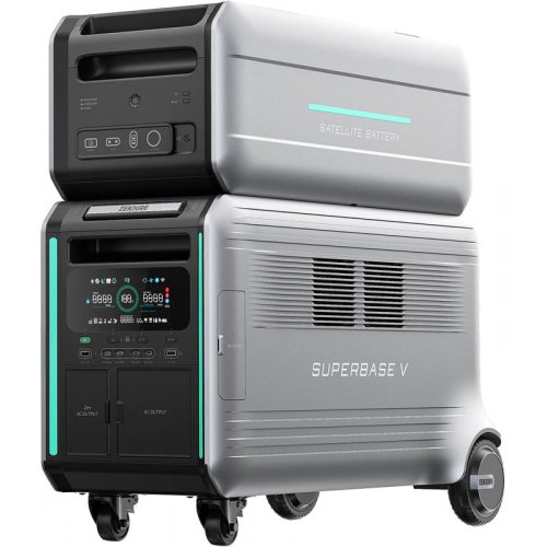 Купить Зарядная станция с дополнительной батареей Zendure SuperBase V4600 3800W 4608Wh + B4600 4608Wh (ZDSBV4600-GY-EU/ZDSATB4600-GY) Black/Grey - цена в Харькове, Киеве, Днепре, Одессе
в интернет-магазине Telemart фото