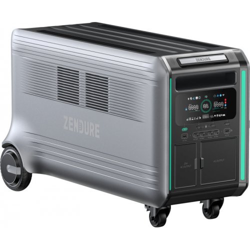 Купити Зарядна станція з додатковою батареєю Zendure SuperBase V4600 3800W 4608Wh + B4600 4608Wh (ZDSBV4600-GY-EU/ZDSATB4600-GY) Black/Grey - ціна в Києві, Львові, Вінниці, Хмельницькому, Франківську, Україні | інтернет-магазин TELEMART.UA фото