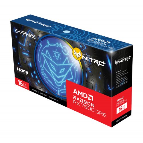 Купить Видеокарта Sapphire Radeon RX 7900 GRE NITRO+ 16384MB (11325-02-20G) с проверкой совместимости: обзор, характеристики, цена в Киеве, Днепре, Одессе, Харькове, Украине | интернет-магазин TELEMART.UA фото