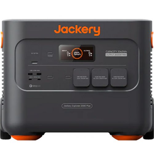 Купити Зарядна станція Jackery Explorer 2000 Plus 3000W 2042Wh (21-0001-000037) - ціна в Києві, Львові, Вінниці, Хмельницькому, Франківську, Україні | інтернет-магазин TELEMART.UA фото