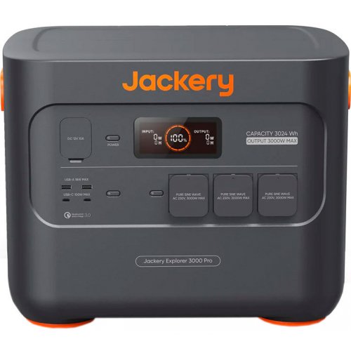 Купити Зарядна станція Jackery Explorer 3000 Pro 3000W 3024Wh (70-3000-EUOR01) - ціна в Києві, Львові, Вінниці, Хмельницькому, Франківську, Україні | інтернет-магазин TELEMART.UA фото