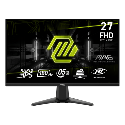 Купить Монитор MSI 27" MAG 275F Black - цена в Харькове, Киеве, Днепре, Одессе
в интернет-магазине Telemart фото