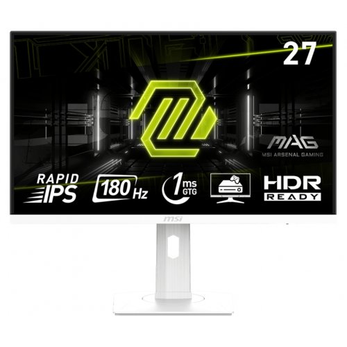 Купить Монитор MSI 27" MAG 274PFW White - цена в Харькове, Киеве, Днепре, Одессе
в интернет-магазине Telemart фото