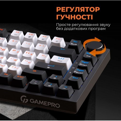 Купить Клавиатура GamePro MK160 Outemu Red Hot-Swap RGB Black - цена в Харькове, Киеве, Днепре, Одессе
в интернет-магазине Telemart фото