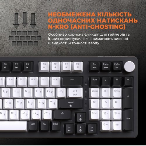 Photo Keyboard GamePro MK170 Outemu Red Hot-Swap RGB Black