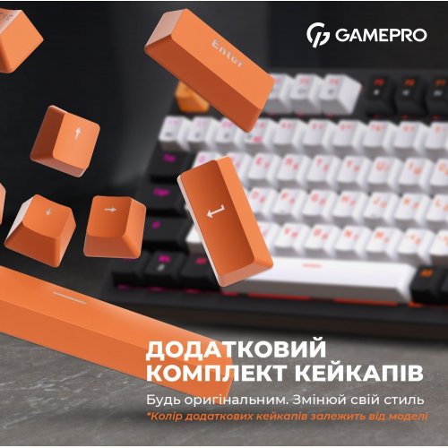 Купить Клавиатура GamePro MK170 Outemu Red Hot-Swap RGB Black - цена в Харькове, Киеве, Днепре, Одессе
в интернет-магазине Telemart фото