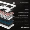 Photo Keyboard GamePro MK170 Outemu Red Hot-Swap RGB White