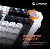 Photo Keyboard GamePro MK170 Outemu Red Hot-Swap RGB White