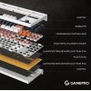 Photo Keyboard GamePro MK180 Outemu Red Hot-Swap RGB White