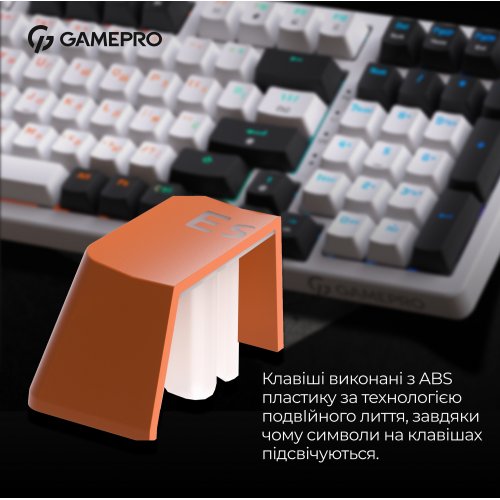 Купити Комплект кейкапів GamePro KC08 Orange - ціна в Києві, Львові, Вінниці, Хмельницькому, Франківську, Україні | інтернет-магазин TELEMART.UA фото