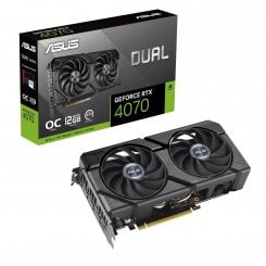 Уцінка відеокарта Asus GeForce RTX 4070 Dual EVO OC 12288MB (DUAL-RTX4070-O12G-EVO) (Сліди встановлення, 651140)