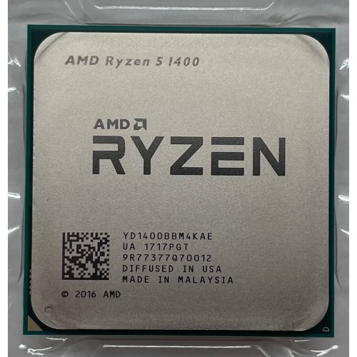 Купить Процессор AMD Ryzen 5 1400 3.2(3.4)GHz sAM4 Tray (YD1400BBAEMPK) (Восстановлено продавцом, 651182) с проверкой совместимости: обзор, характеристики, цена в Киеве, Днепре, Одессе, Харькове, Украине | интернет-магазин TELEMART.UA фото