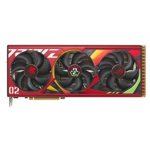 Відеокарта Asus ROG Strix GeForce RTX 4090 OC EVA-02 Edition 24576MB (ROG-STRIX-RTX4090-O24G-EVA-02-EDITION FR) Factory Recertified купити з перевіркою сумісності: огляд, характеристики, ціна у Києві, Львові, Вінниці, Хмельницькому, Івано-Франківську, Україні | інтернет-магазин TELEMART.UA фото